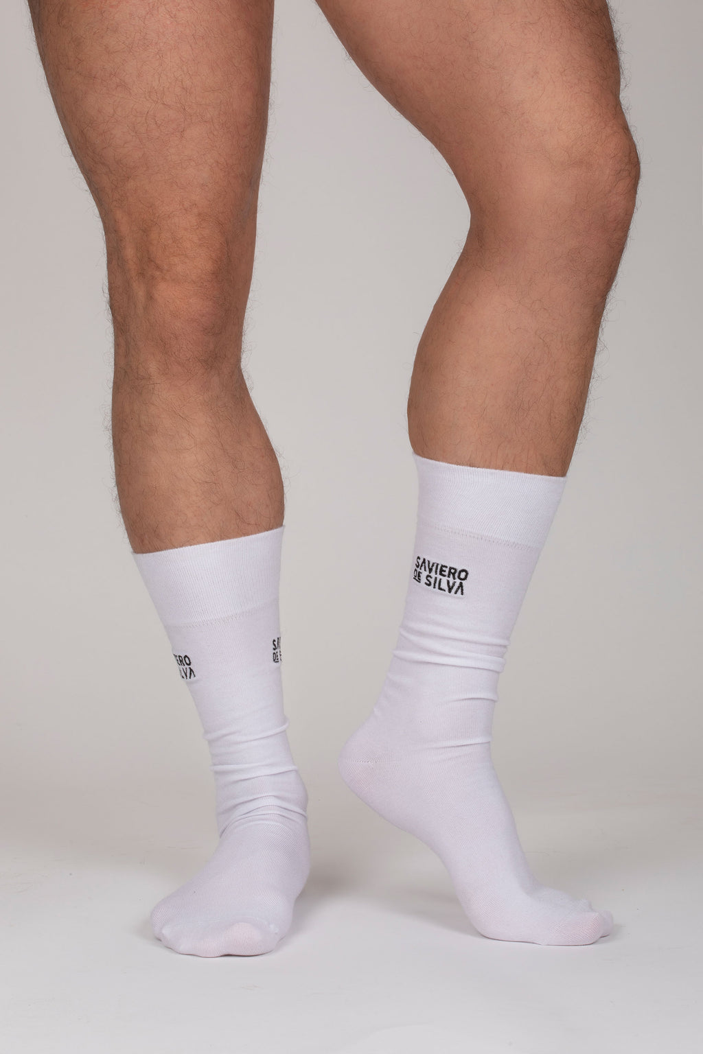 SavieroDeSilva Socks White Formal