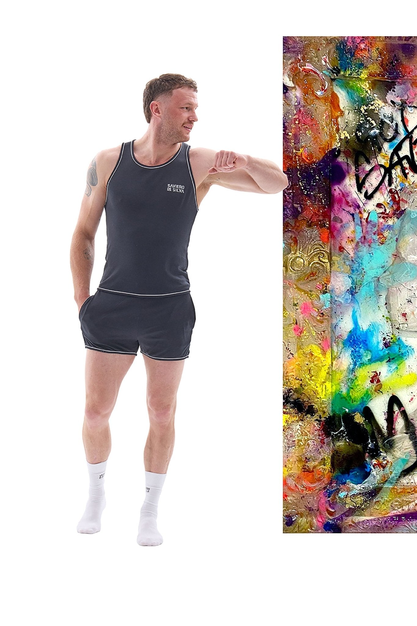 Saviero De Silva loungewear vest top