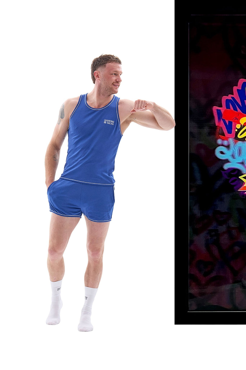 Saviero De Silva loungewear vest top