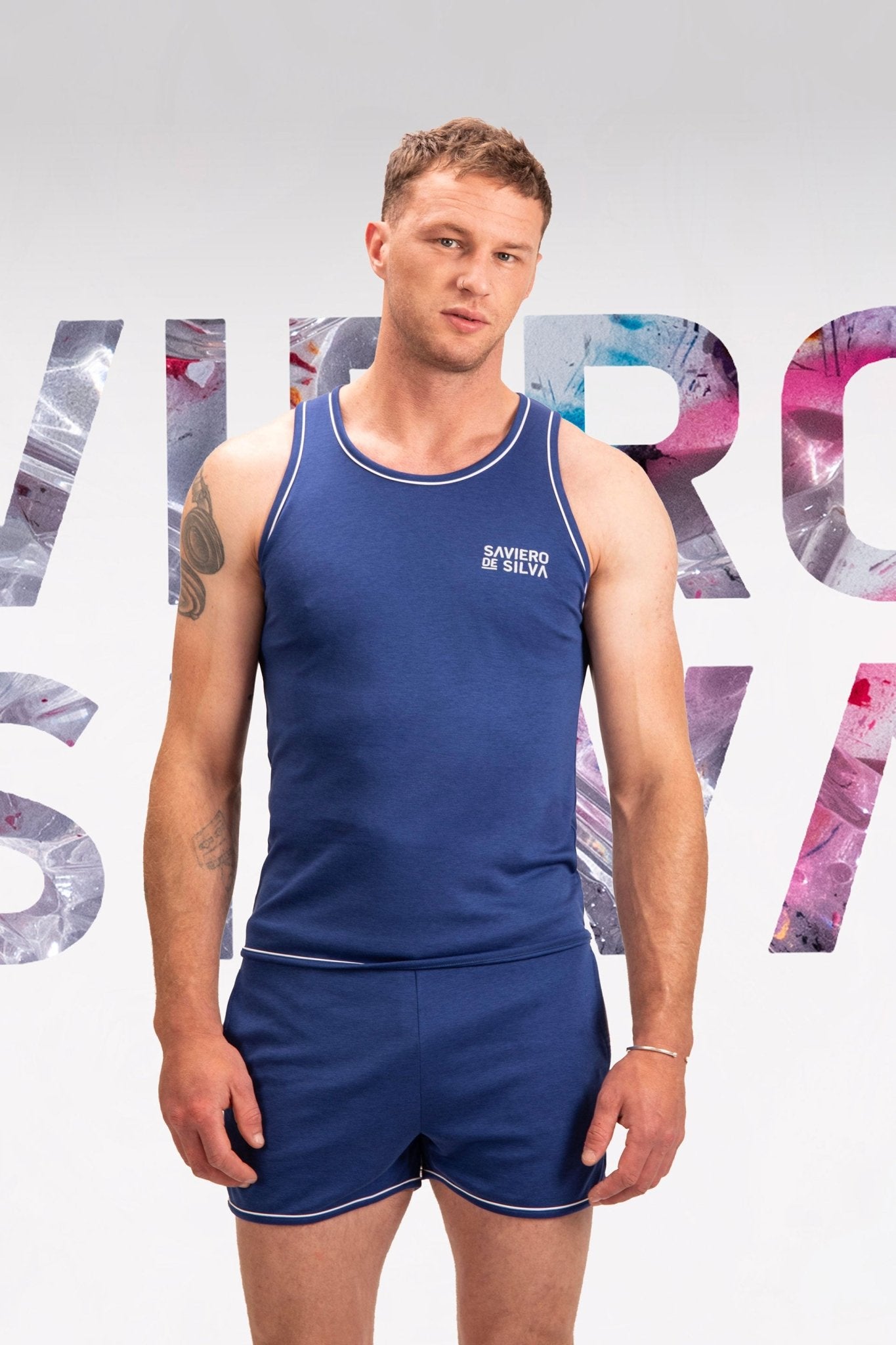 Saviero De Silva loungewear vest top