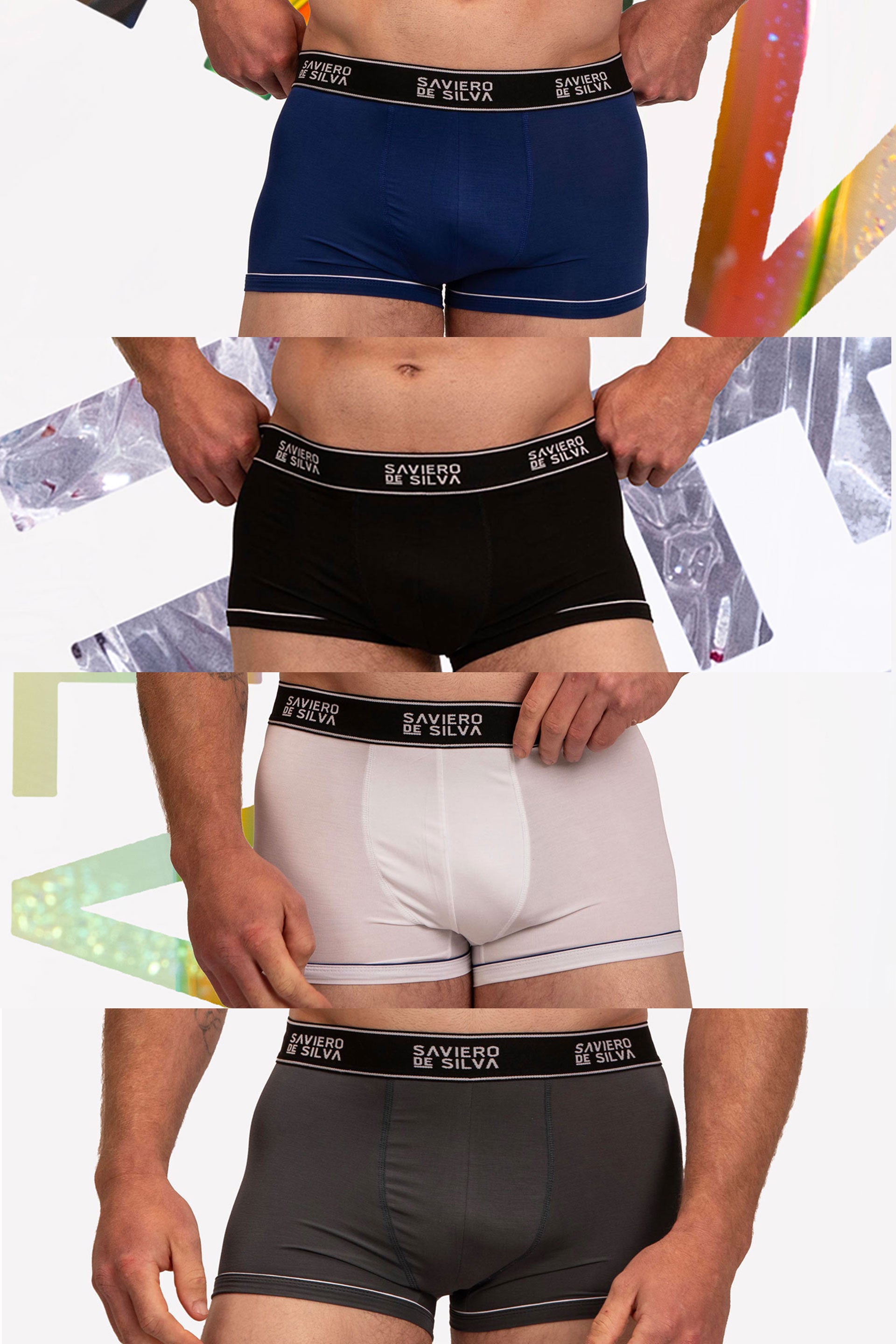 4-Pack Low-rise trunks