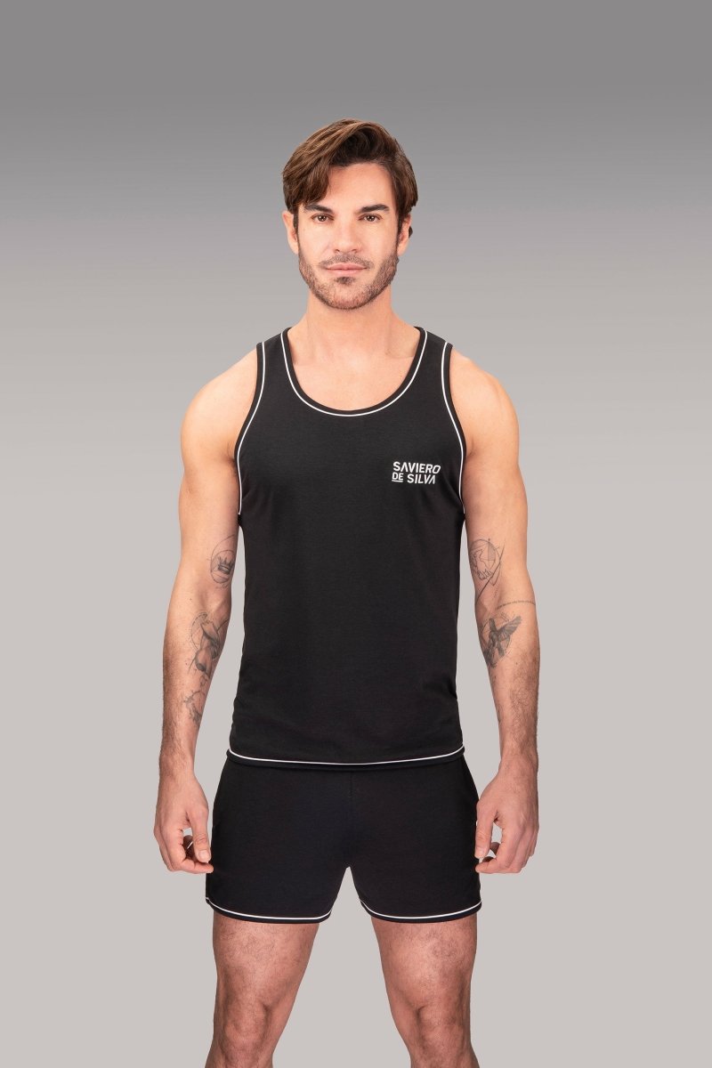 Saviero De Silva loungewear vest top - Saviero De Silva